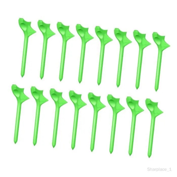 Golfütő szett, 16 db, 10 fokos, tartós, zöld
