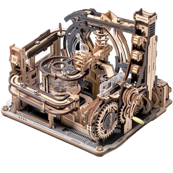 3D fa puzzle, 472 darab, golyópálya, 25x31x23cm