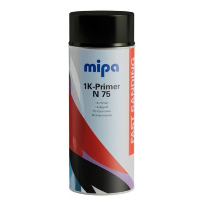 Spray alapozó (grund) autóhoz Mipa N75, Fekete – 400ml
