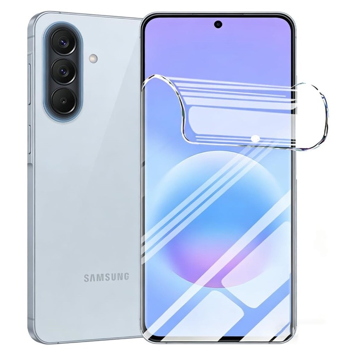 Folie de protectie pentru Samsung Galaxy A57 din silicon, Hydrogel TPU, Full Cover, ultra subtire