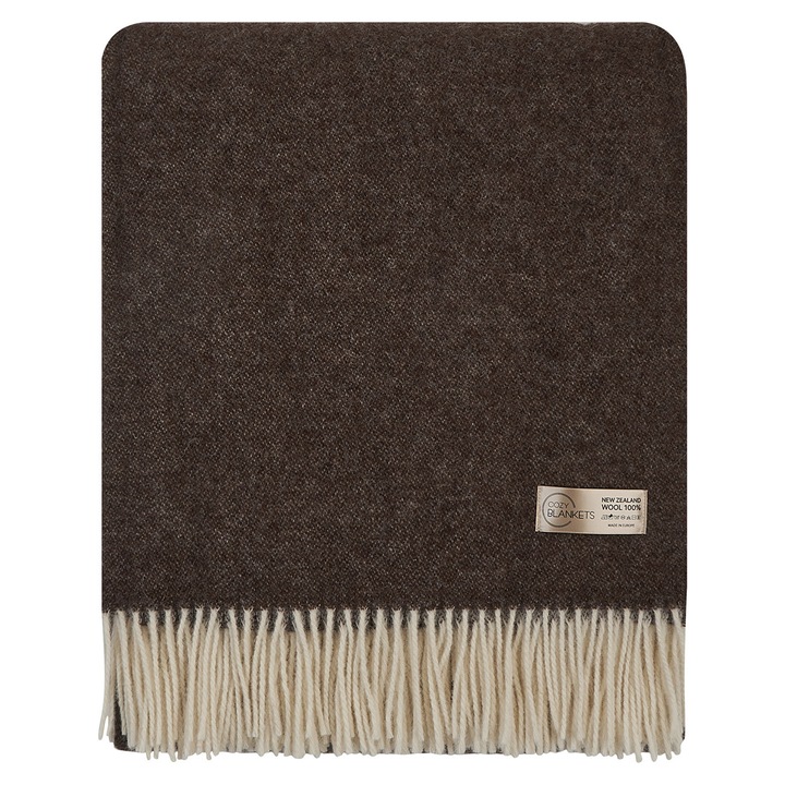 Pled Cozy Blankets 100% lana maro 170x200cm