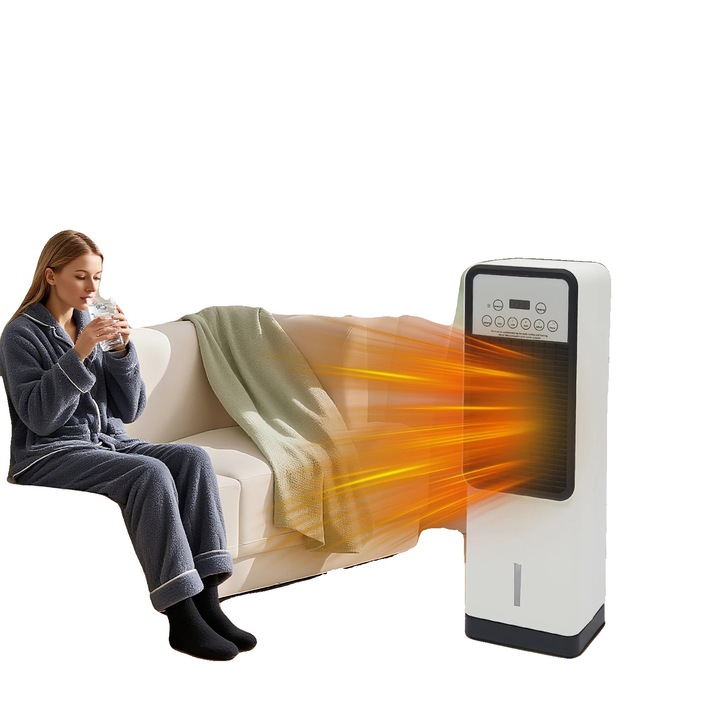 Ventilator cu functie racire si incalzire, 23x20x71 cm, capacitate rezervor 3.15L, silentios