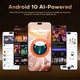 Okostelefon, Model 1, 6.58 hüvelykes Dynamic Island kijelző, 3GB RAM, 16GB ROM, Android 10, Dual SIM, dedikált MicroSD foglalat 256GB-ig, 13 MP kamera, 3250 mAh akkumulátor, Type-C port, Fekete