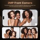 Okostelefon, Model 1, 6.58 hüvelykes Dynamic Island kijelző, 3GB RAM, 16GB ROM, Android 10, Dual SIM, dedikált MicroSD foglalat 256GB-ig, 13 MP kamera, 3250 mAh akkumulátor, Type-C port, Fekete