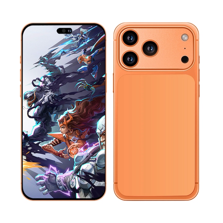 4G, 6.58 inch, 3GB RAM 16GB ROM, Android 10, Dual SIM, Portocaliu, 3250mAh
