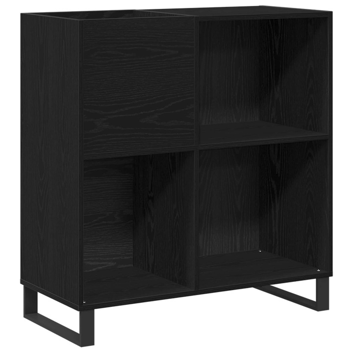 vidaXL Hanglemez szekrény Fekete tölgy 85 x 38 x 89 cm Faanyag 862916