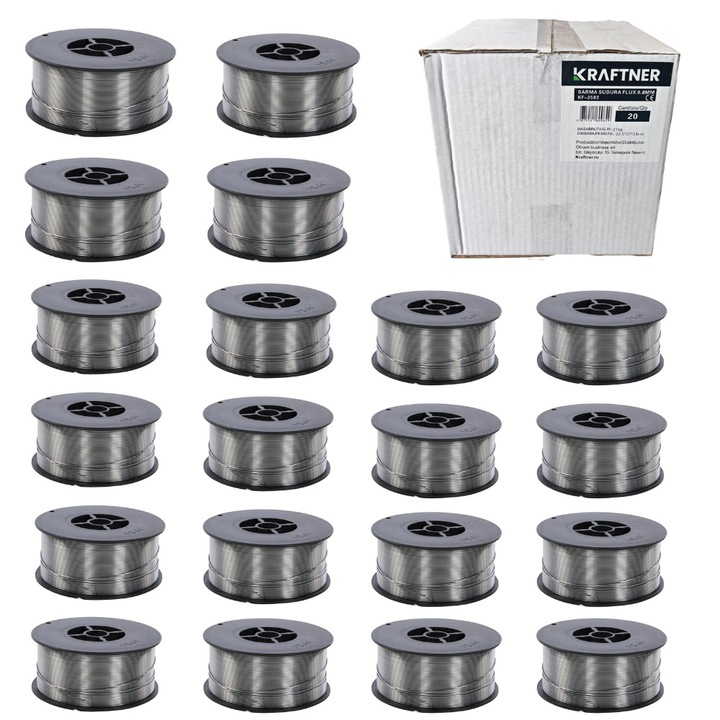 Set sarma de sudura FLUX 1.0mm, 1kg, MIG-MAG, KRAFTNER