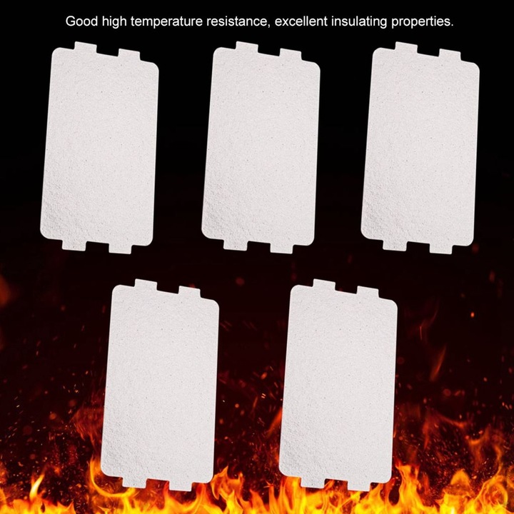 Placa mica pentru cuptor cu microunde 116x64mm set 5 buc