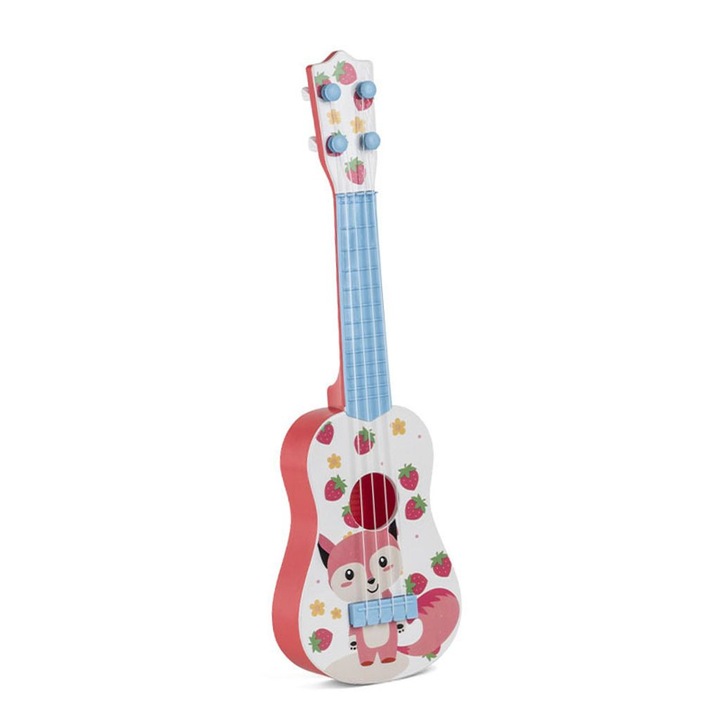 Ukulele játék gyerekeknek 4 húros műanyag többszínű