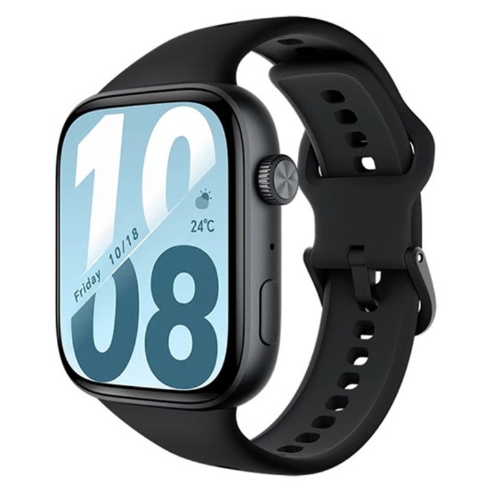 Honor Watch X5i okosóra, szilikon szíj, állítható, aktivitásmérő, pulzusmérő, ip68, fekete