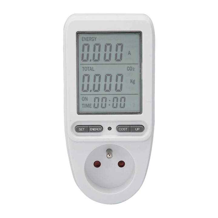 Analizor factor de putere monitor consum energie protectie suprasarcina baterie backup