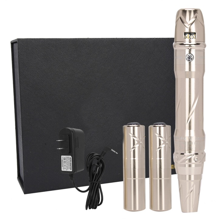 Masina tatuaj pen anodizata viteza reglabila design unibody ergonomic