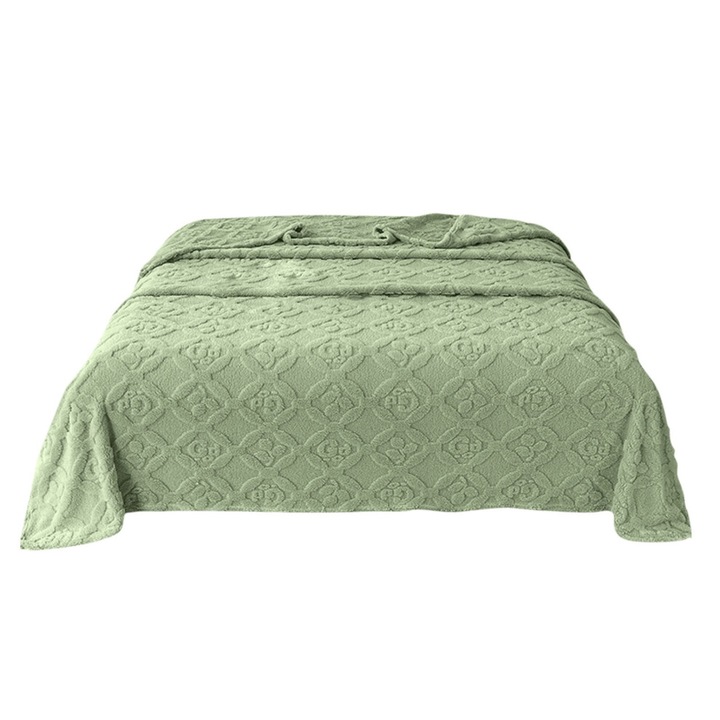 Patura groasa taffeta coral flanel 150x200cm