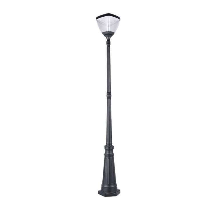 Kültéri napelemes kerti lámpa H-2M, LED, alumínium, IP66