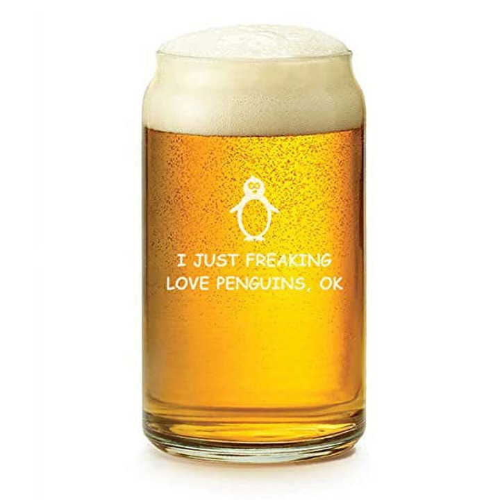 Vicces pingvines söröspohár 16oz