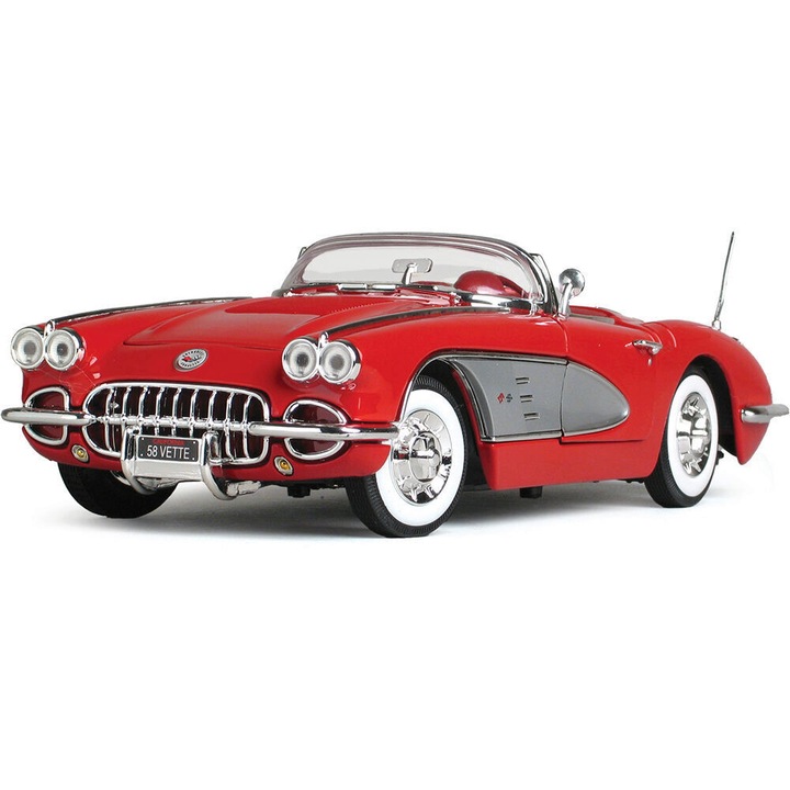 Chevrolet Corvette 1958 1/18 autómodell Motormax Timeless Legends kiadás