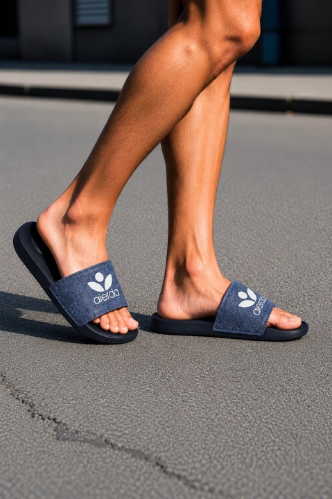 Papuci pentru Barbati, Model Aros, Bleumarin