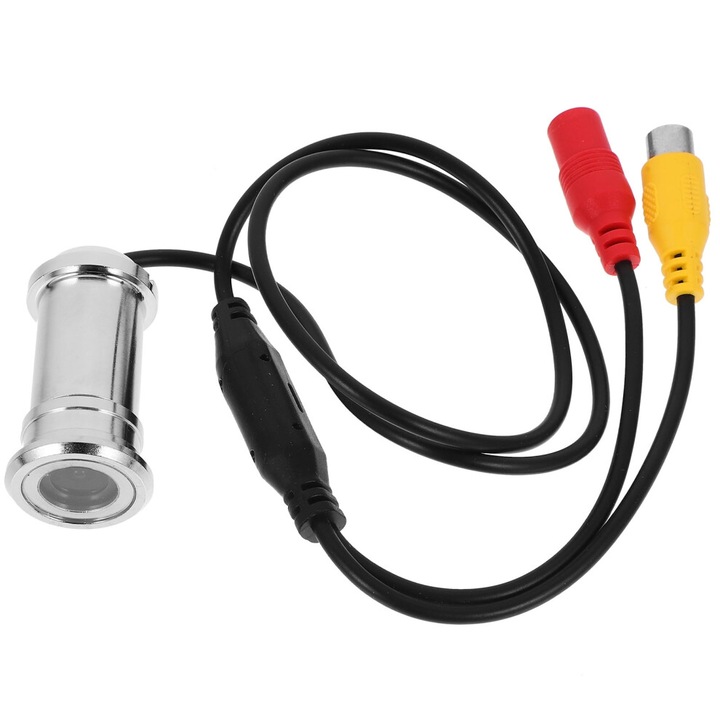 Vizor usa metalic cu camera wireless, 50x2.2x2.2 cm, negru