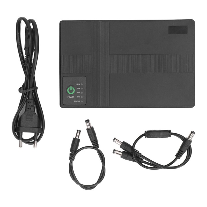 Sursa de alimentare neintreruptibila portabila 8800mAh, 5V-24V, alb, compacta