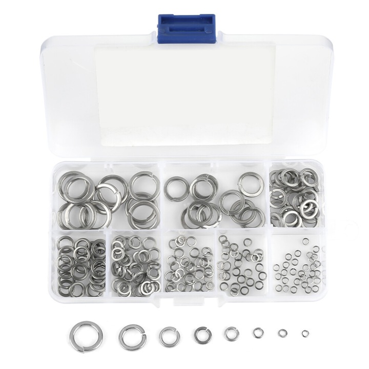 Set saibe arc inox 304 M2-M10 multicolor 180 buc