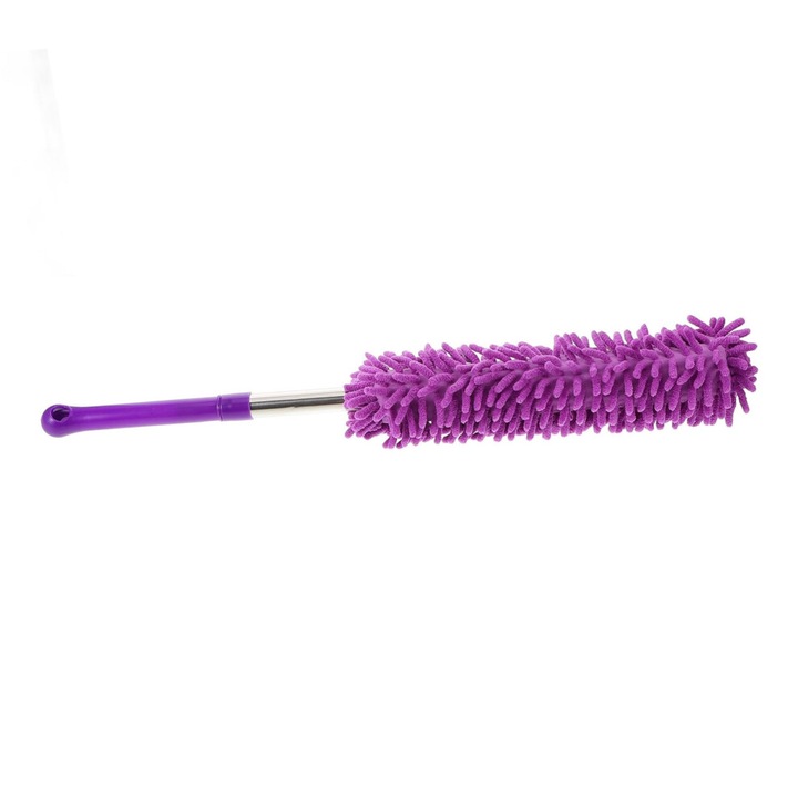 Perie extensibila chenille pentru praf, cap flexibil, lavabil, 60x15cm