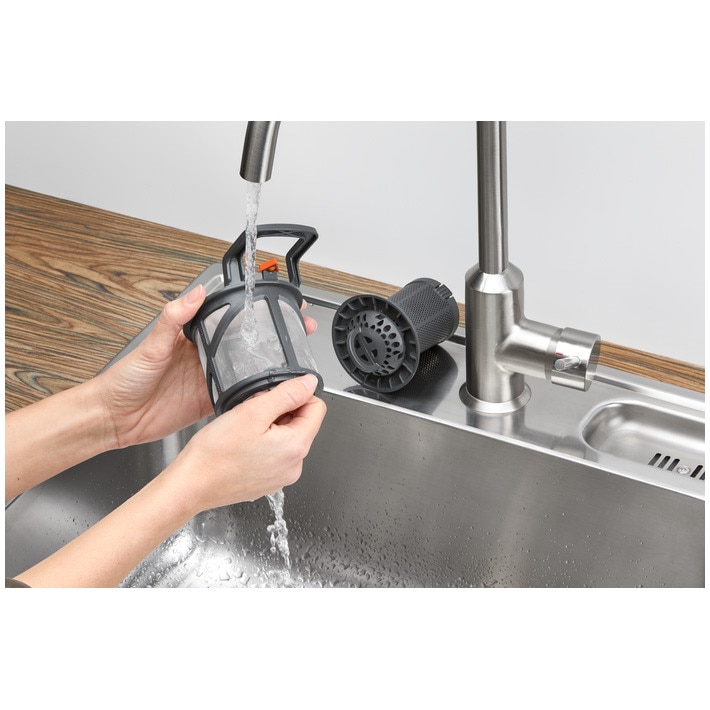Masina de spalat vase incorporabila Electrolux EEG63430L, Seria 700, 10 seturi, 8 programe, AirDry, InfoLight, Brat SatelliteClean, Motor inverter, Clasa C, 45 cm