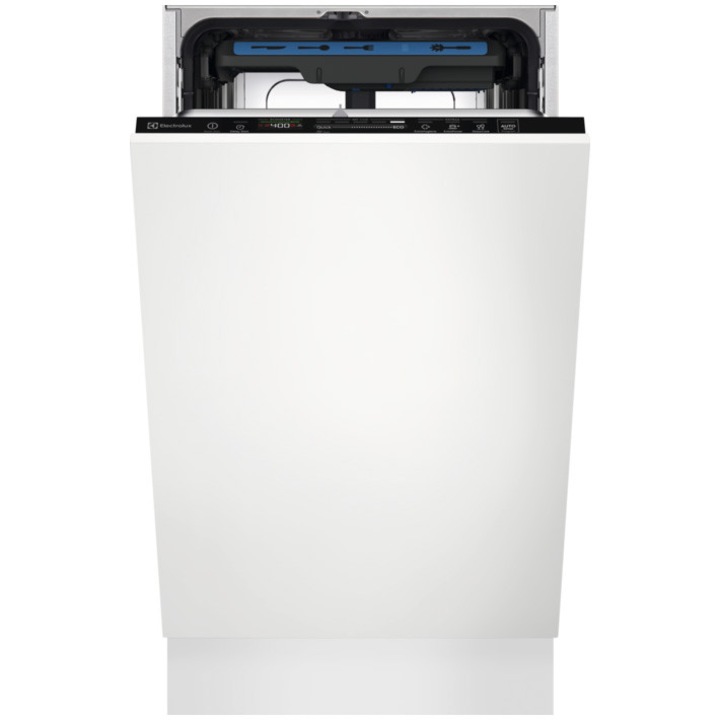 Masina de spalat vase incorporabila Electrolux EEG63430L, Seria 700, 10 seturi, 8 programe, AirDry, InfoLight, Brat SatelliteClean, Motor inverter, Clasa C, 45 cm