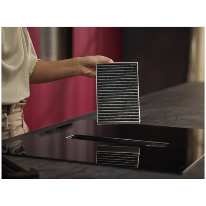 Plita incorporabila AEG TT64CB00CB, Inductie, 4 zone de gatit, Seria 6000, Booster, Control touch, Oprire automata, Hota incorporata, putere de absorbtie 630 mc/h, ComboHob, 60 cm, Negru