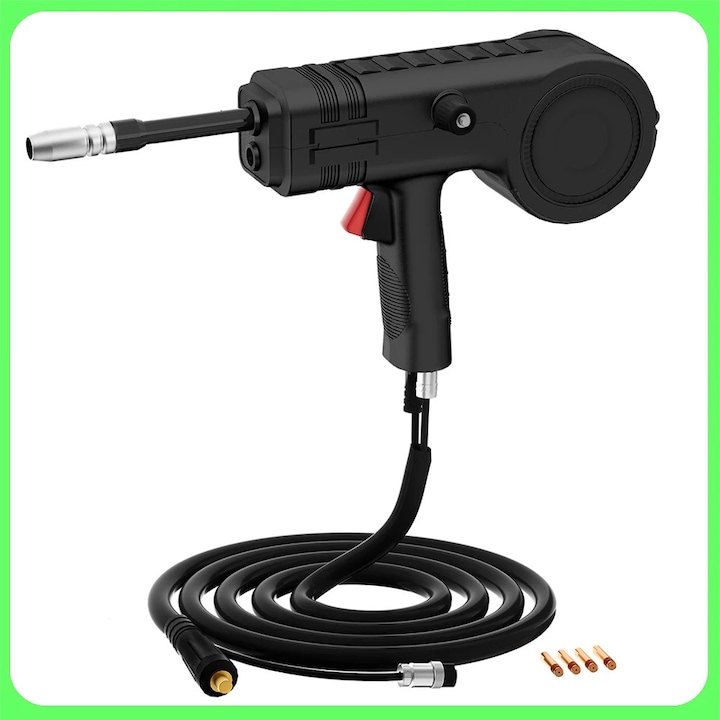 Spool Gun, Пистолет за заваряване, Ръчен, CE сертификат, Дължина 35 см