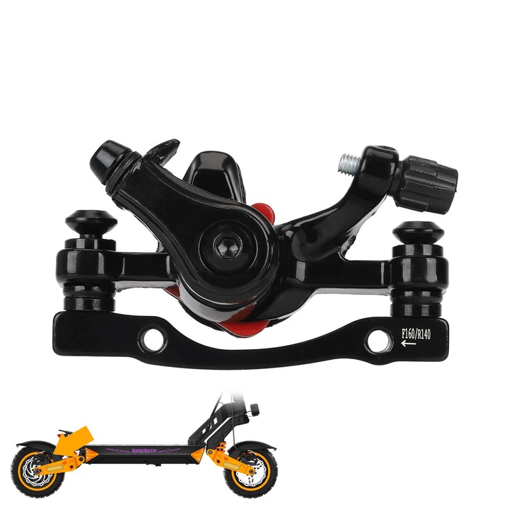 Etrier frana spate pentru trotineta electrica Kamikaze K1, K1 Plus, K1 Max, 51 mm, Negru