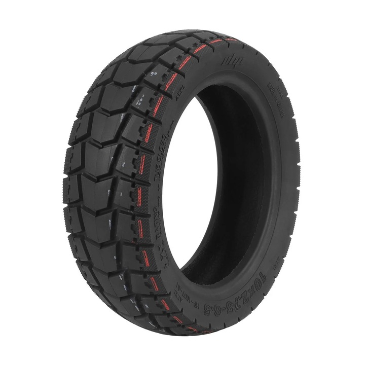 Anvelopa tubeless 10x2.75-6.5" (255x70), Ulip pentru trotineta electrica Kamikaze K1, KuKirin G2, Motus PRO 10 Urban, Ausom L1