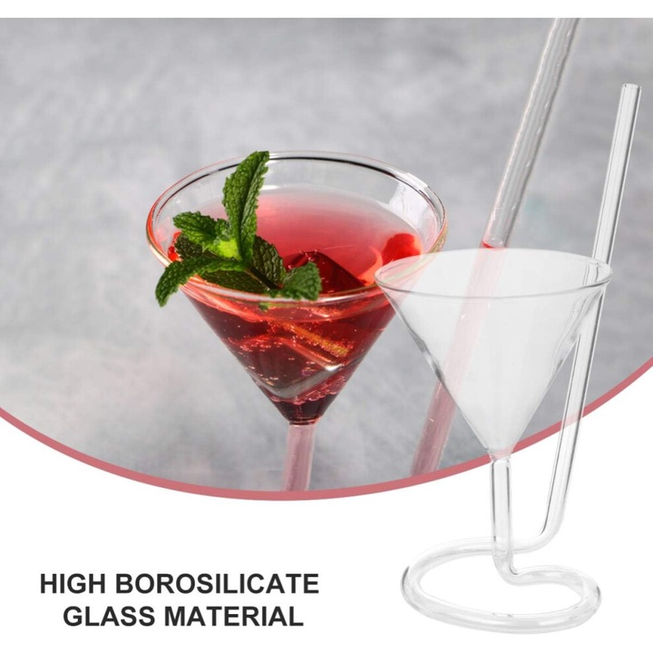 Tartós átlátszó üveg borospohár 350ml