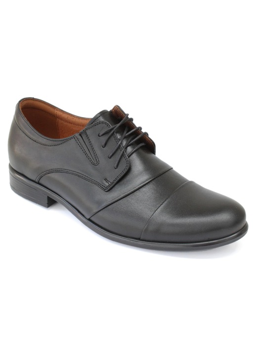 Lavaggio Lavaggio elegáns fekete férfi félcipő 2520-GUMA-CZ 07848