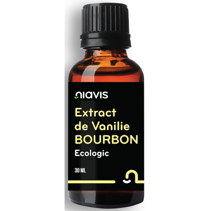 Extract de Vanilie de Bourbon Ecologic Bio, 30 ml