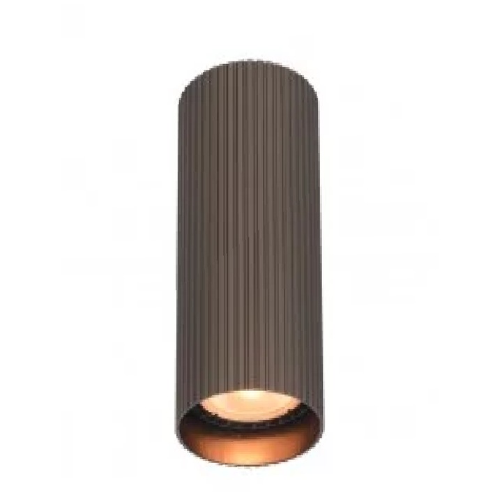 Spot aplicat Italux Rilok S, cilindric, metal/aluminiu, 10x5.5cm, IP20
