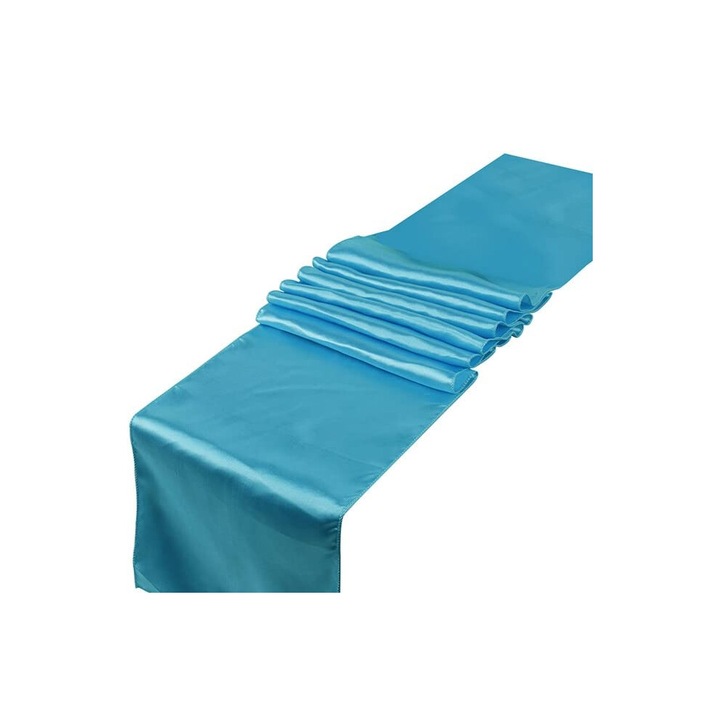 Asztalterítő, 30x275cm, többszínű, szatén textil, elegáns dekor