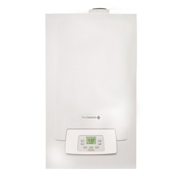 Centrala termica in condensare De Dietrich MPX 24/28 MI Compact, 28 kW, Gaz, Clasa A, ACM instant + kit evacuare