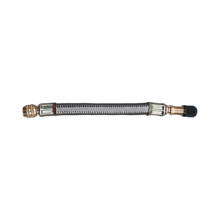 Kerékpár pumpa flexibilis tömlővel 140mm, fekete