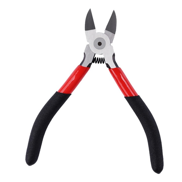 Sarokvágó és csupaszító fogó, edzett acél, ergonomikus nyél, 15cm