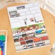 Melissa & Doug „Járművek” újrafelhasználható matricás és rajztábla készlet