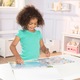 Melissa & Doug „Járművek” újrafelhasználható matricás és rajztábla készlet