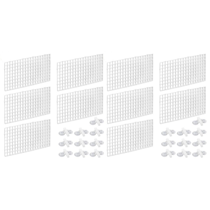 Separatoare acvariu plastic 30x15cm transparent set 20 buc
