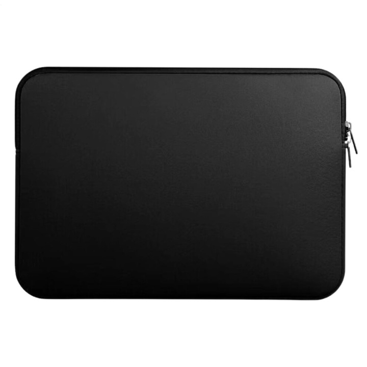 Neoprén laptop tok, fekete, 15.6 hüvelyk, kompakt és könnyű