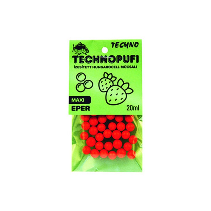 Tehnopufi Maxi horogcsali, piros, extra, 1x2mm