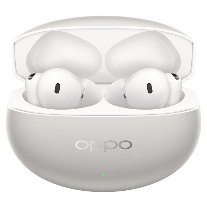 Casti In-Ear OPPO Enco X3s, True Wireless, Bluetooth 5.4, ANC 55dB, Hi-Res Audio LHDC 5.0, Autonomie 45 ore, IP55, Nebula Silver