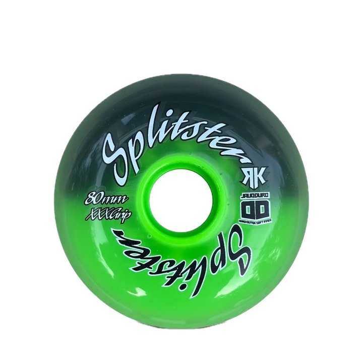 Genetic Splitster görkorcsolya kerekek, 80mm, uretán elite, dual duro, fekete