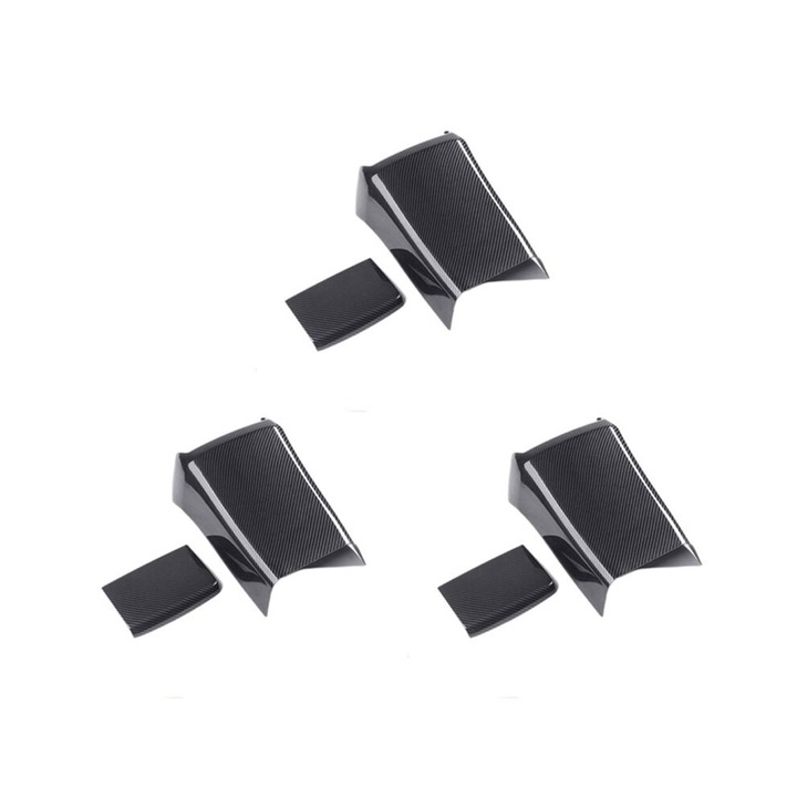 Set 3 Ornamente Panou Cotiera Spate Fibra Carbon 2016-2019