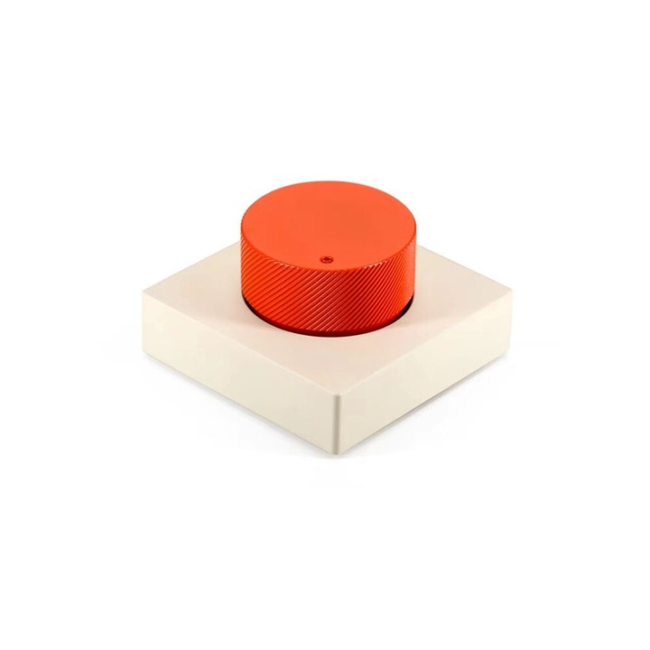 Asztali hangerőszabályzó gomb, alumínium, narancssárga piros bézs, 5V, RGB, 4-6mA, USB, 1x