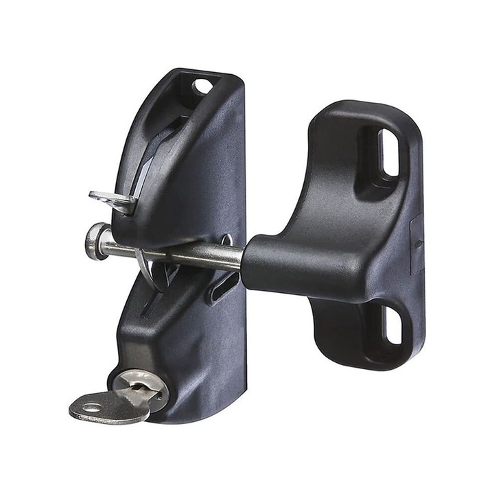 Broasca poarta dubla fata, negru, universala, 1 set