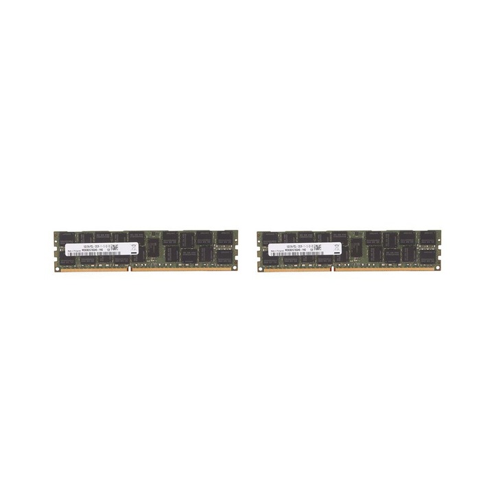 Szerver RAM memória 2x16GB DDR3 1600MHz RECC zöld 13.3x3cm szett